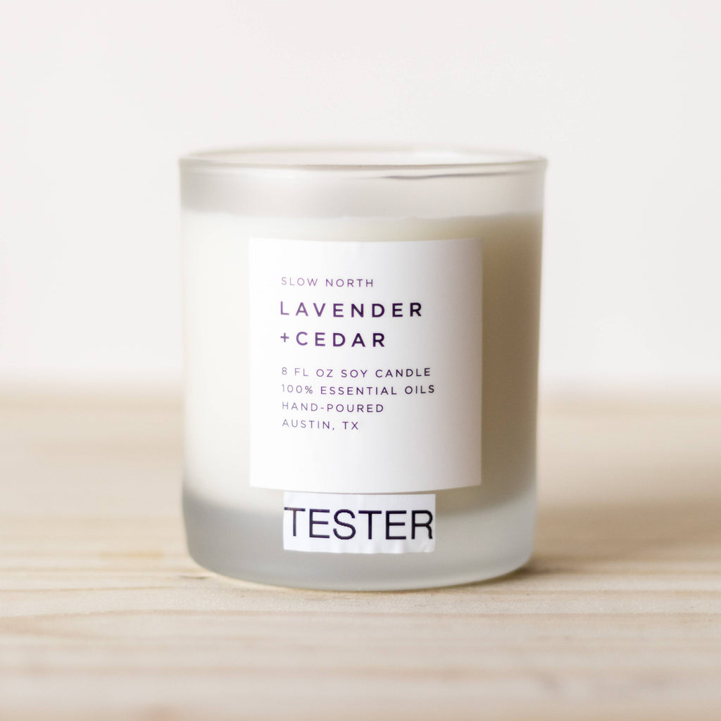 TESTERS - Frosted Candles: Cabin Retreat