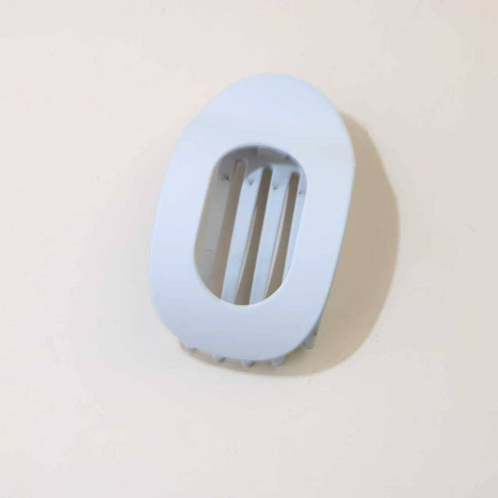Oval Flat Hair Clip for Women, Strong Grip Clamp
