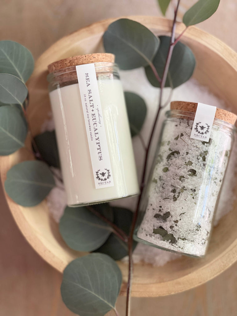 Sea Salt + Eucalyptus : Bath Soak Tube