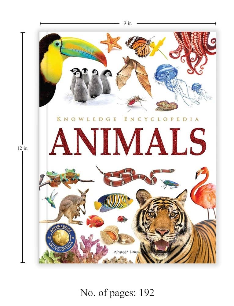 Knowledge Encyclopedia: Animals: 4.72 x 3.54 x 0.7 / Hardcover Picture Book / 192