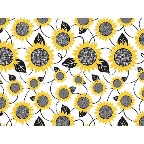 Floral & Nature Print Tissue Paper Sheets: Daisy / 120 Pack / 20x30"