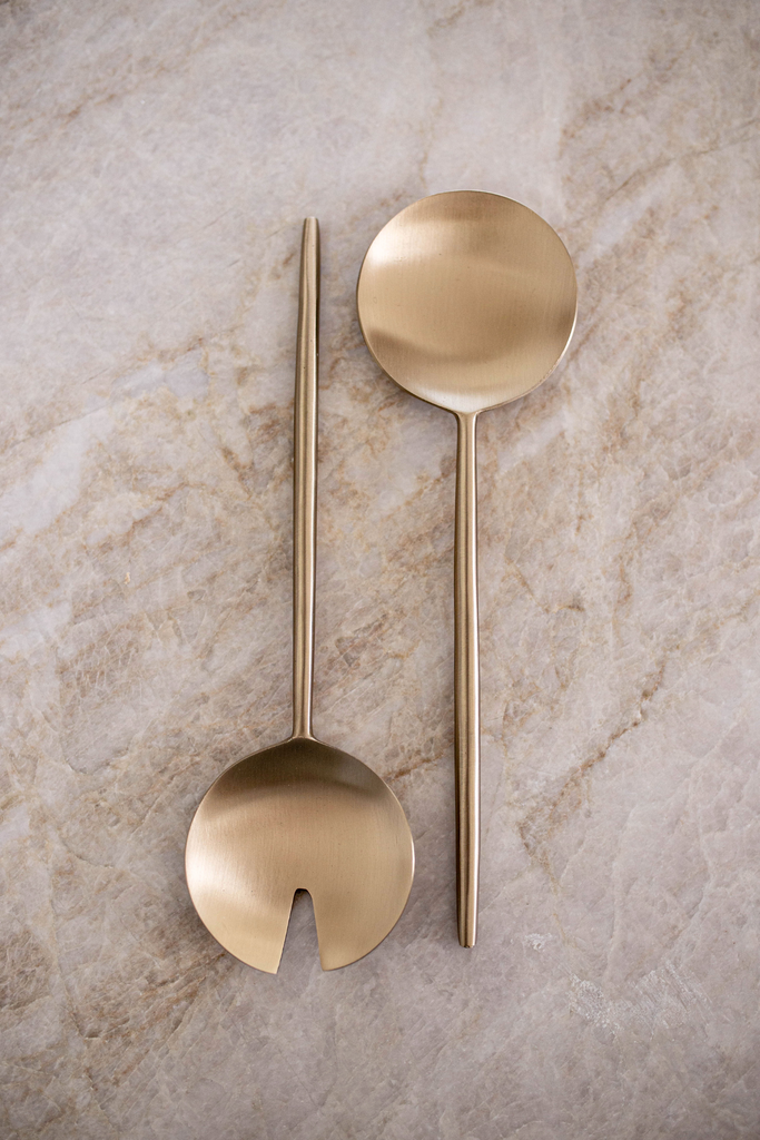 Stainless Steel Salad Server Set