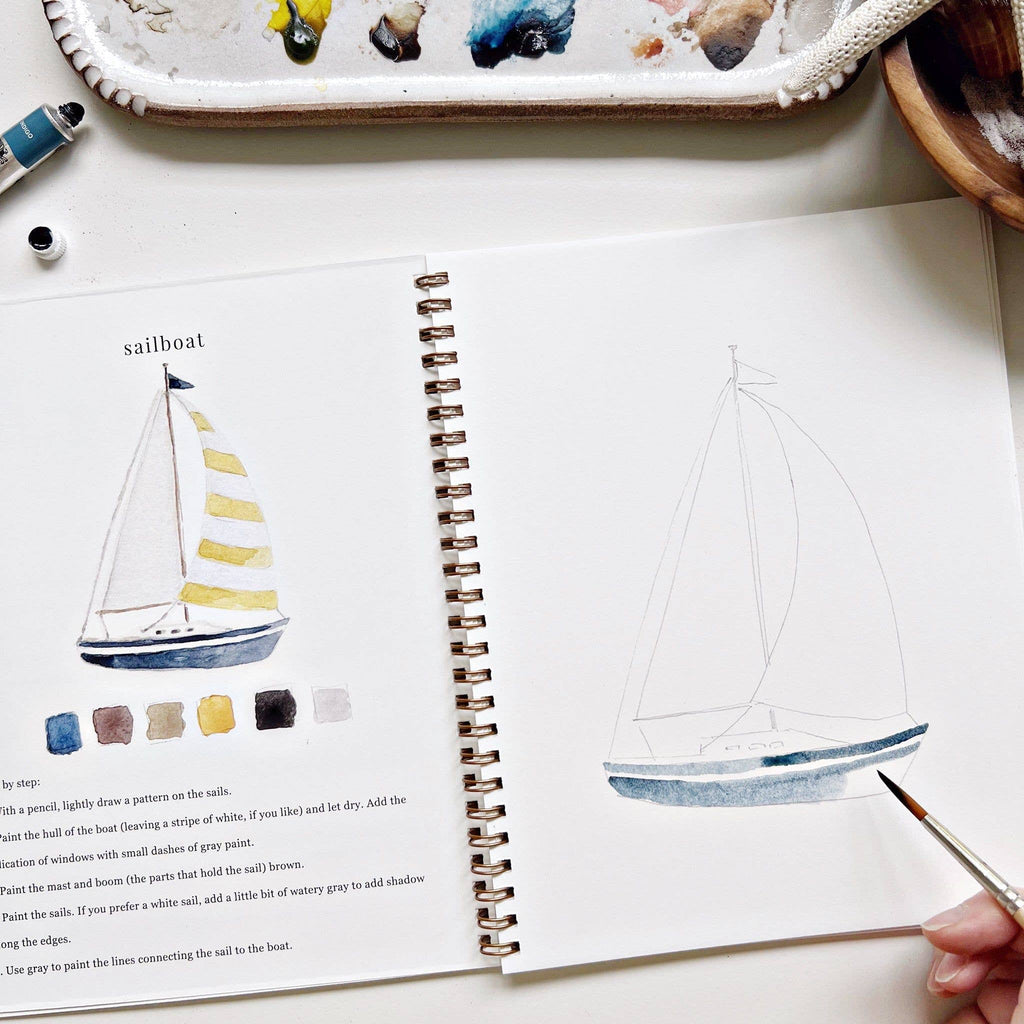 Watercolor Workbook Seaside