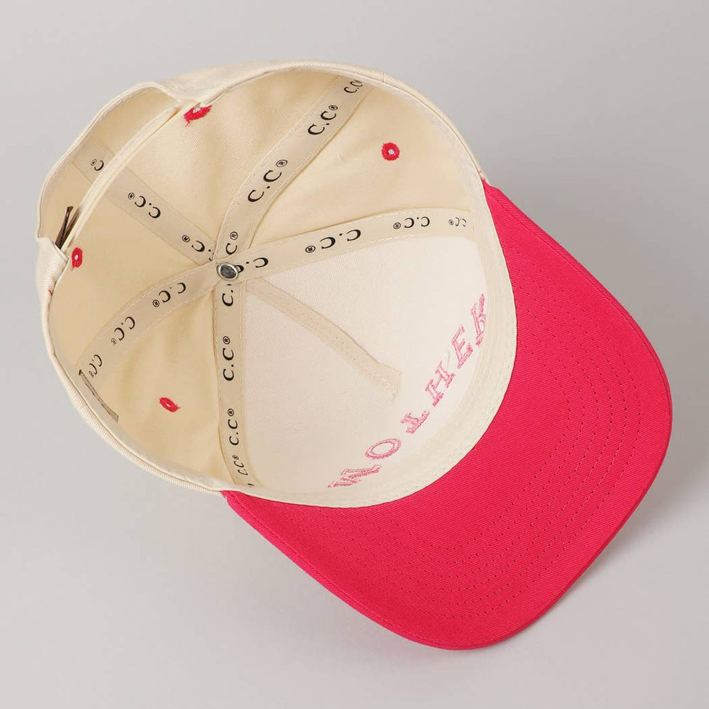 MOTHER Upside Down Lettering Embroidery Cap: SAGE / ONE SIZE