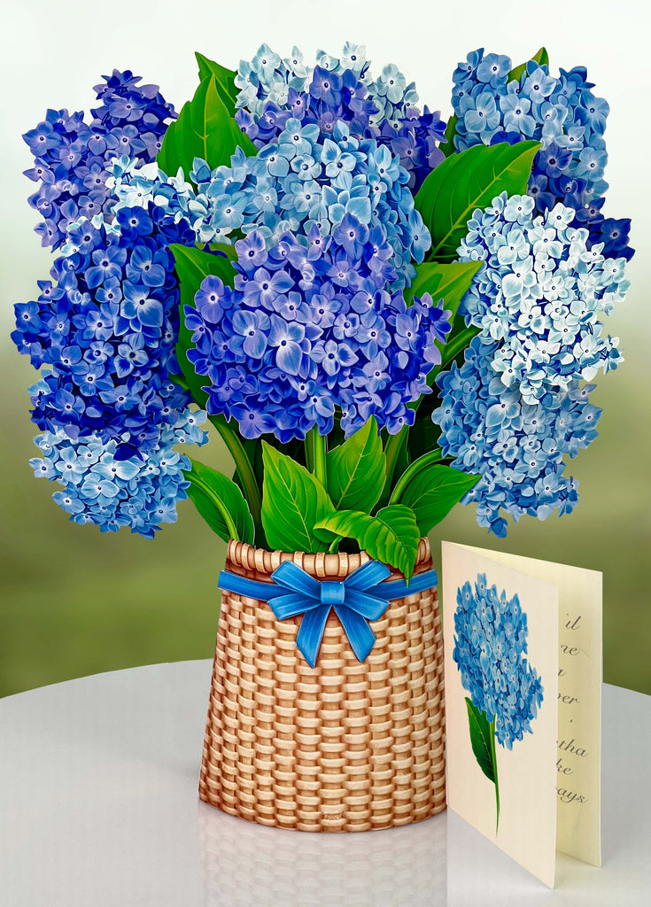 Nantucket Hydrangeas (Pop-up Greeting Cards)