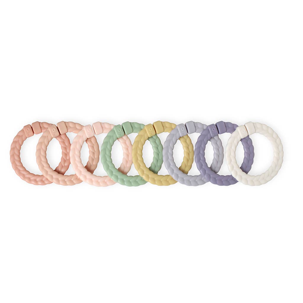 Bitzy Bespoke Itzy Rings™ Linking Ring Set: Rainbow