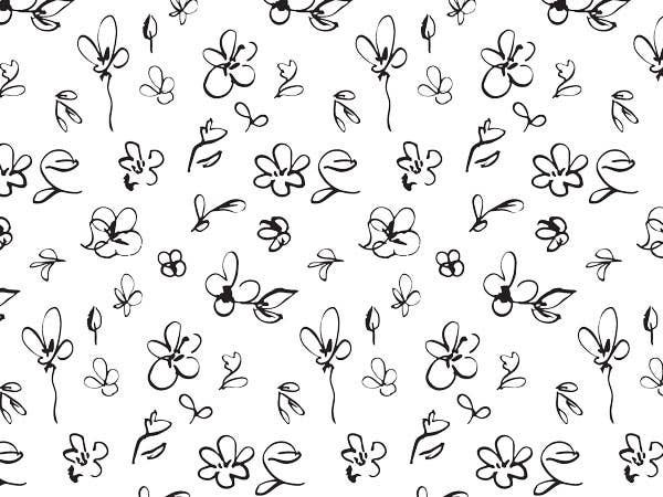 Floral & Nature Print Tissue Paper Sheets: Daisy / 120 Pack / 20x30"