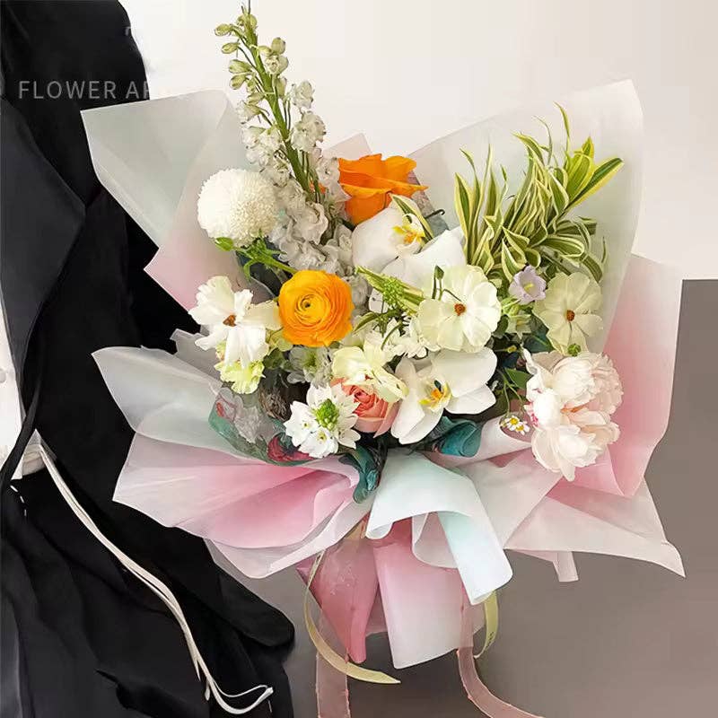 Candy Glass Flower Wrapping Paper (20pcs/bag): Color #4