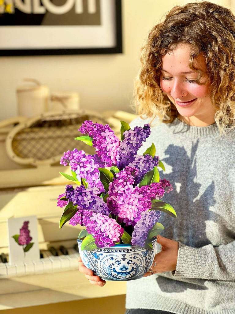 Garden Lilacs (Pop-up Greeting Cards)