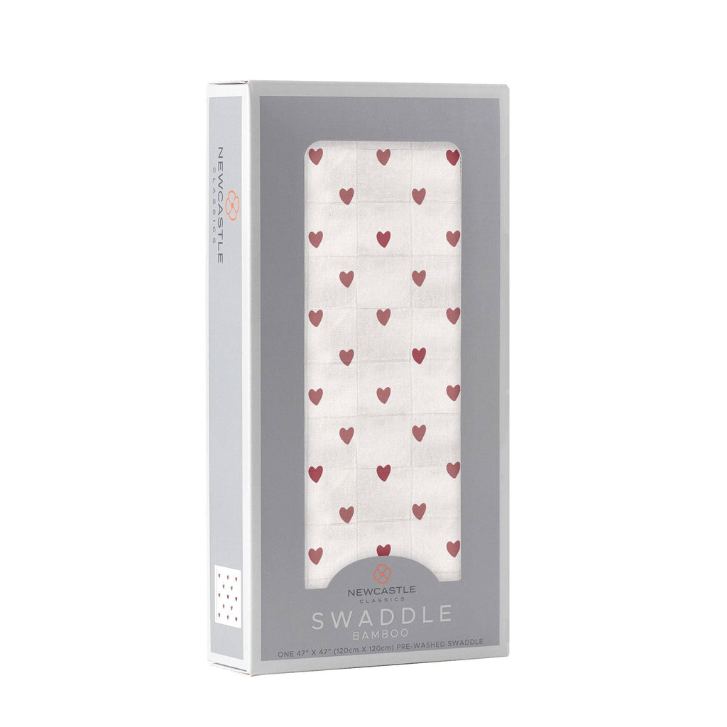 Limited supply! - Two Hearts Bamboo Swaddle