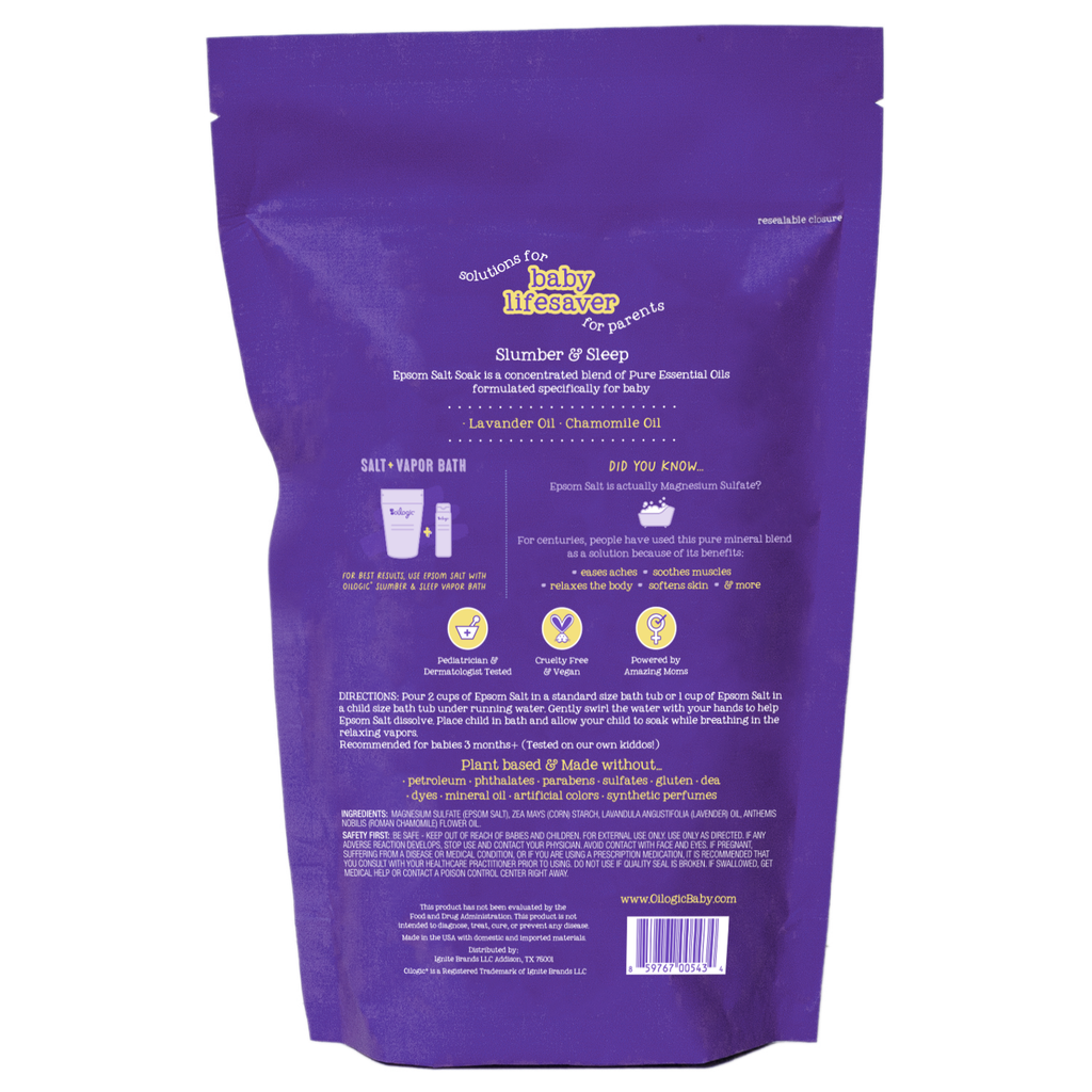 Slumber & Sleep Essential Oil Epsom Salt Soak