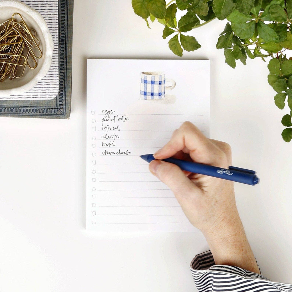 checklist notepad: Hydrangea bouquet