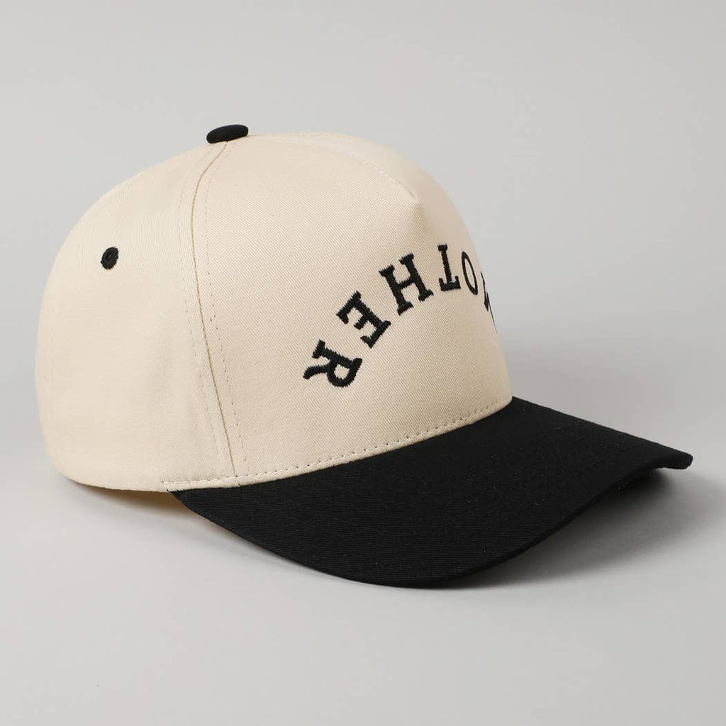 MOTHER Upside Down Lettering Embroidery Cap: SAGE / ONE SIZE