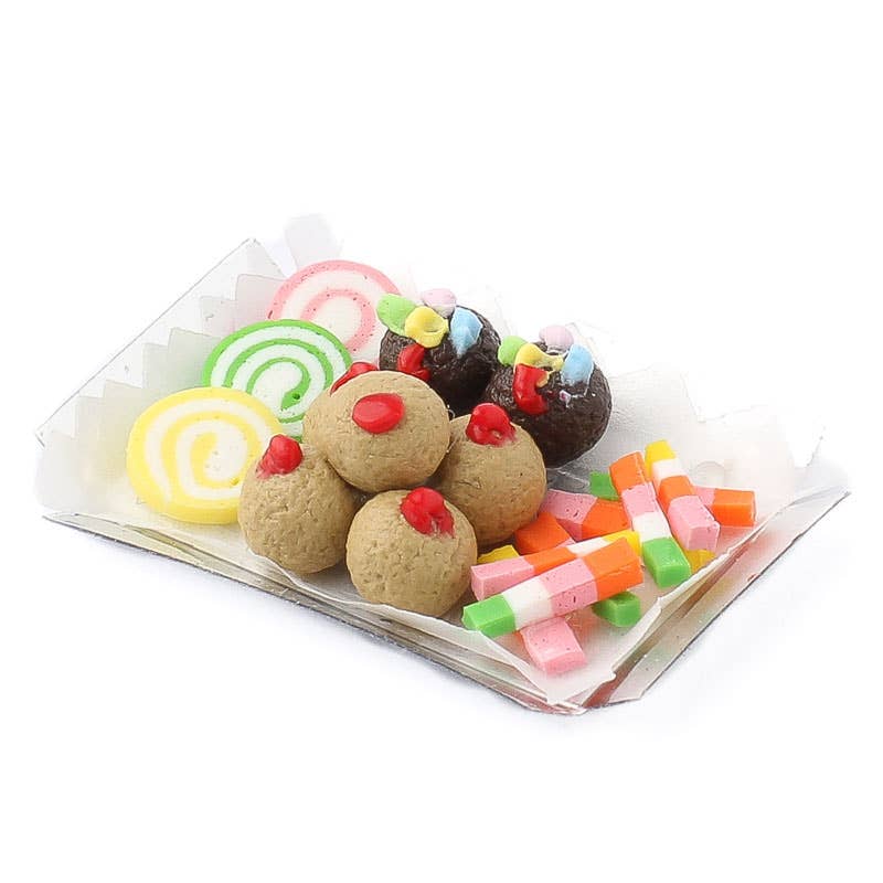 1-1/4" Dollhouse Miniature Candy Tray (Package of 12 Trays)