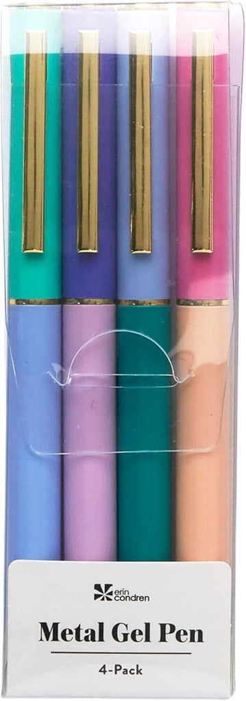 Metal Gel Pen 4-pack
