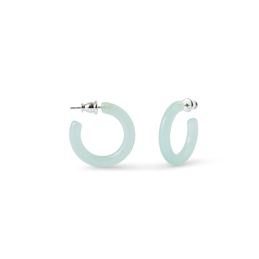 Ultra Mini Hoop Collection | Small Acetate Hoops: Unicorn