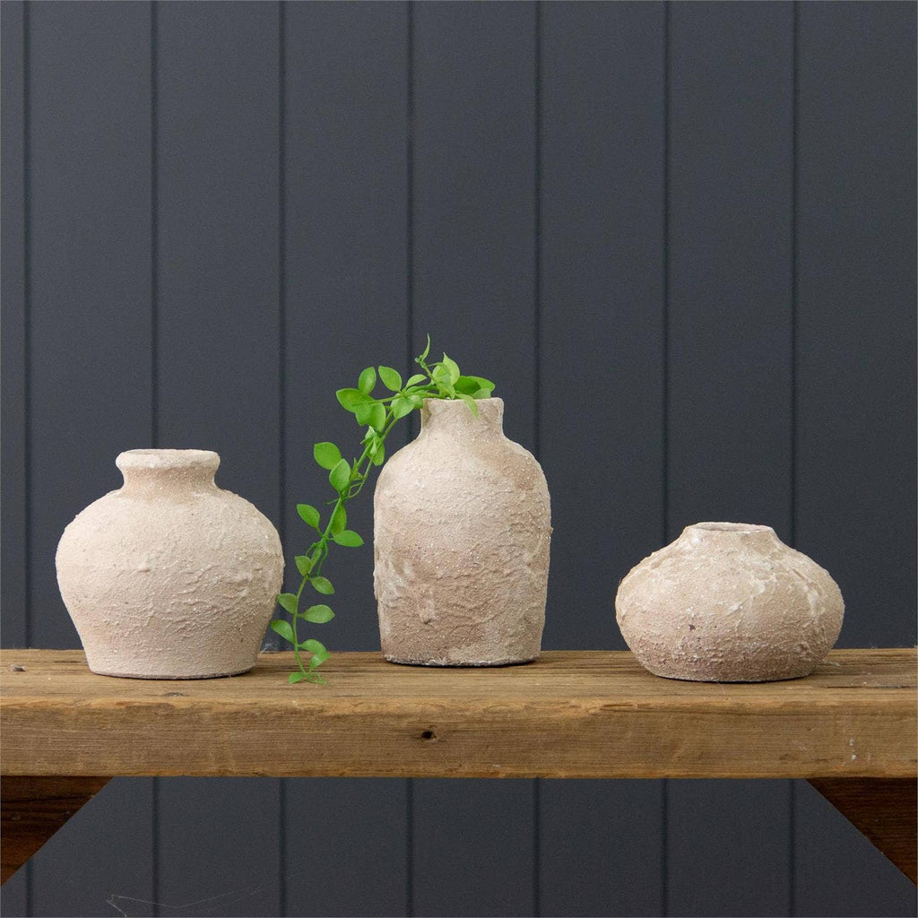Large Textured Bud Vase
