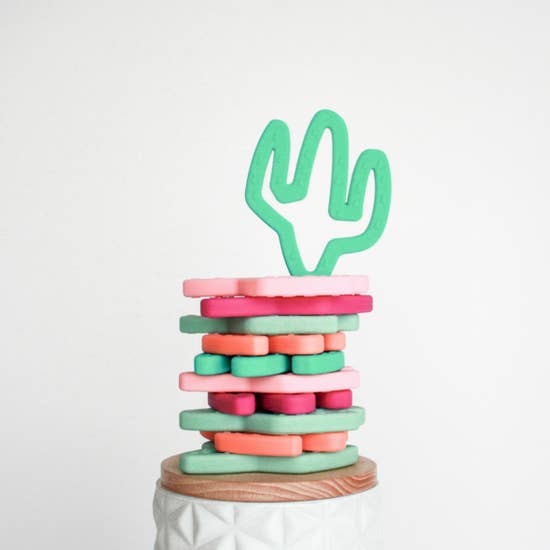 Silicone Teether: Cactus Itizy Ritzy