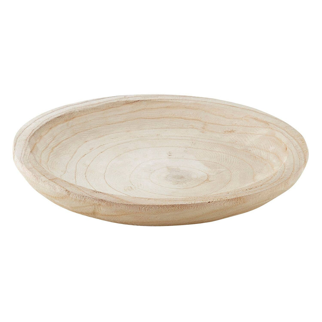 Paulownia Wood Bowl - Natural MD
