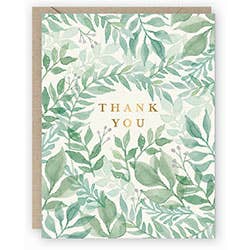 Watercolor Garden Thank You Stationery
