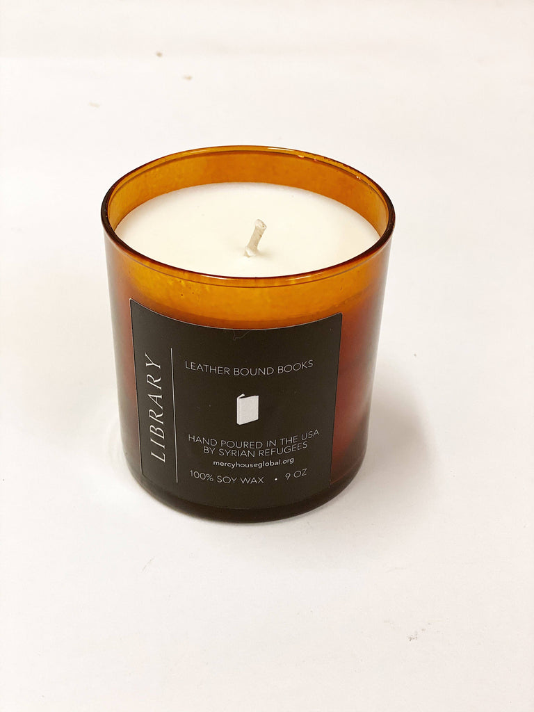 Library | 9 oz. Amber Jar Candle