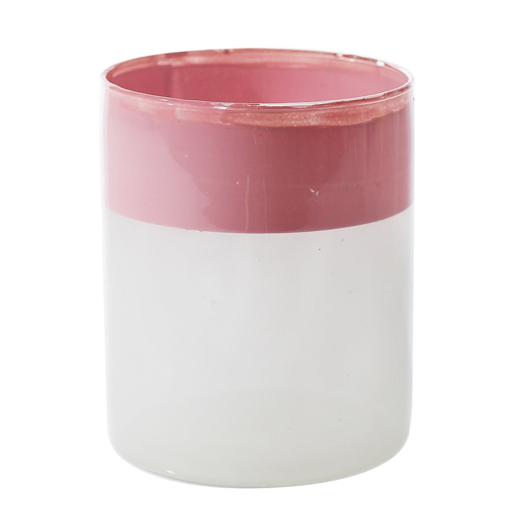 Dainty Glass Vase - Pink