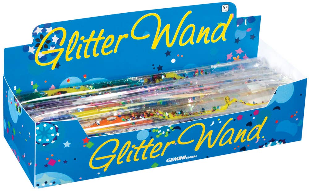 Jumbo Spiral Glitter Wand (Assorted Colors)
