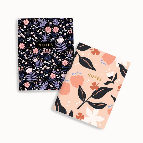 Dark Meadow + Dreamy Floral Pocket Notes