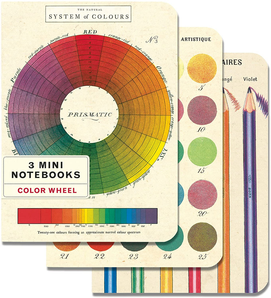 Color Wheel Mini Notebooks