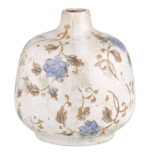 Blue Flower Bud Vase