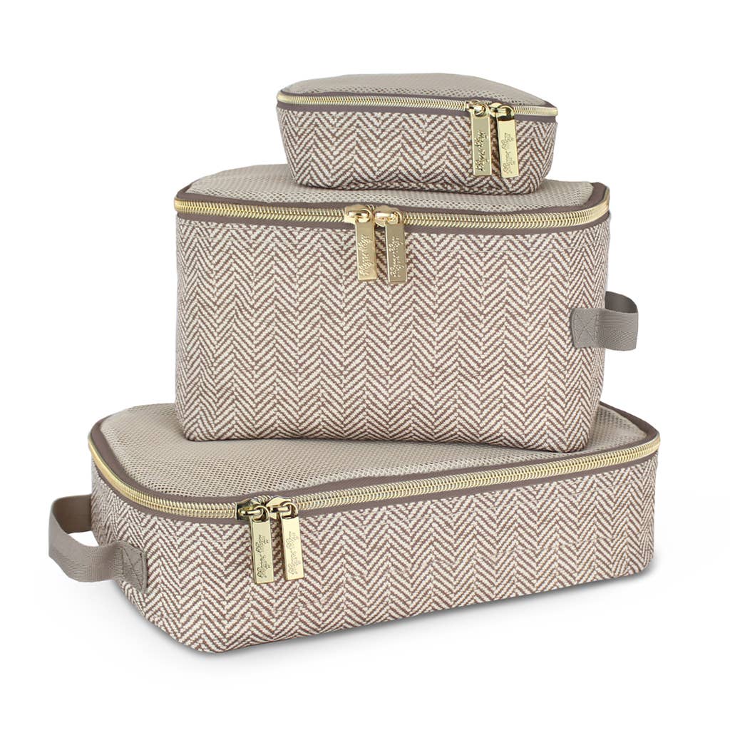 Taupe Pack Like a Boss™ Diaper Bag Packing Cubes