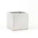 White Ceramic Square Cube - 3"