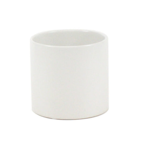 White Cylinder Ceramic