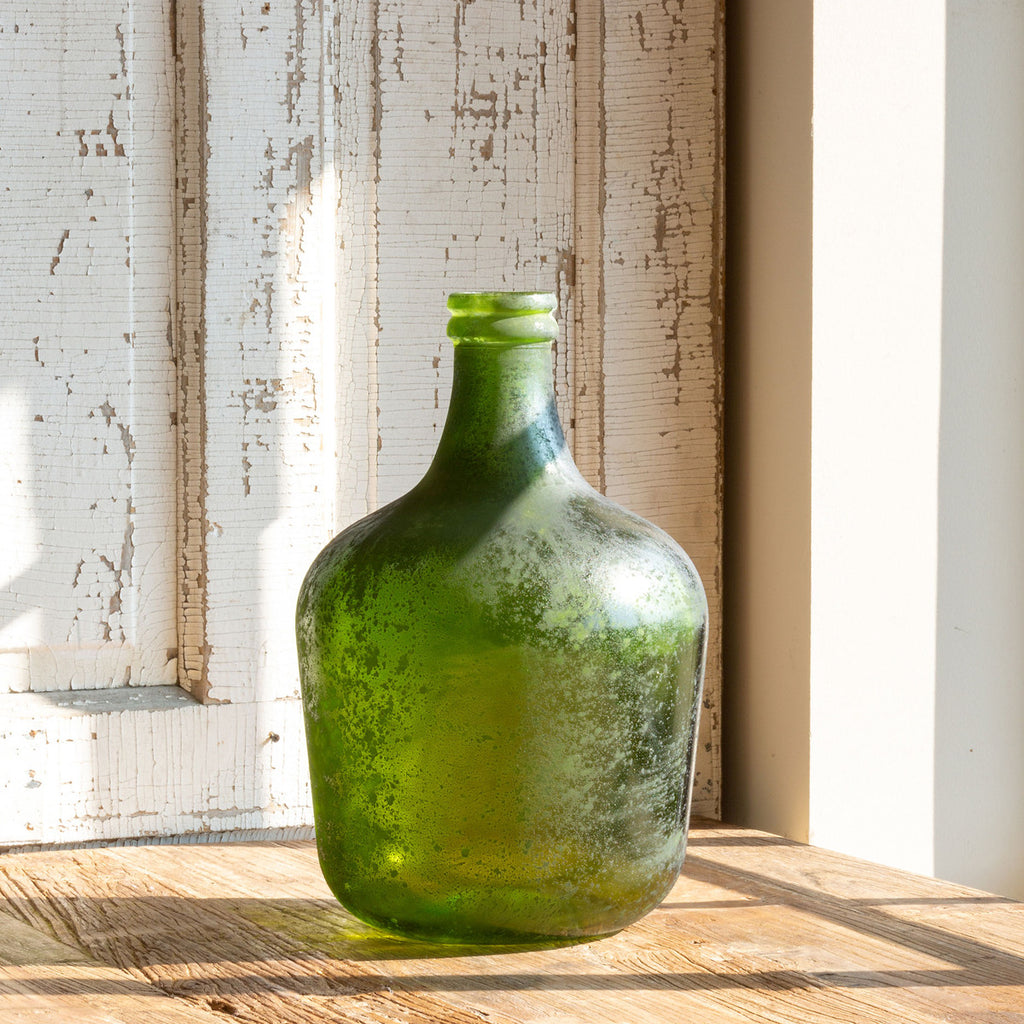 Recycled Glass Cellar Bottle Medium