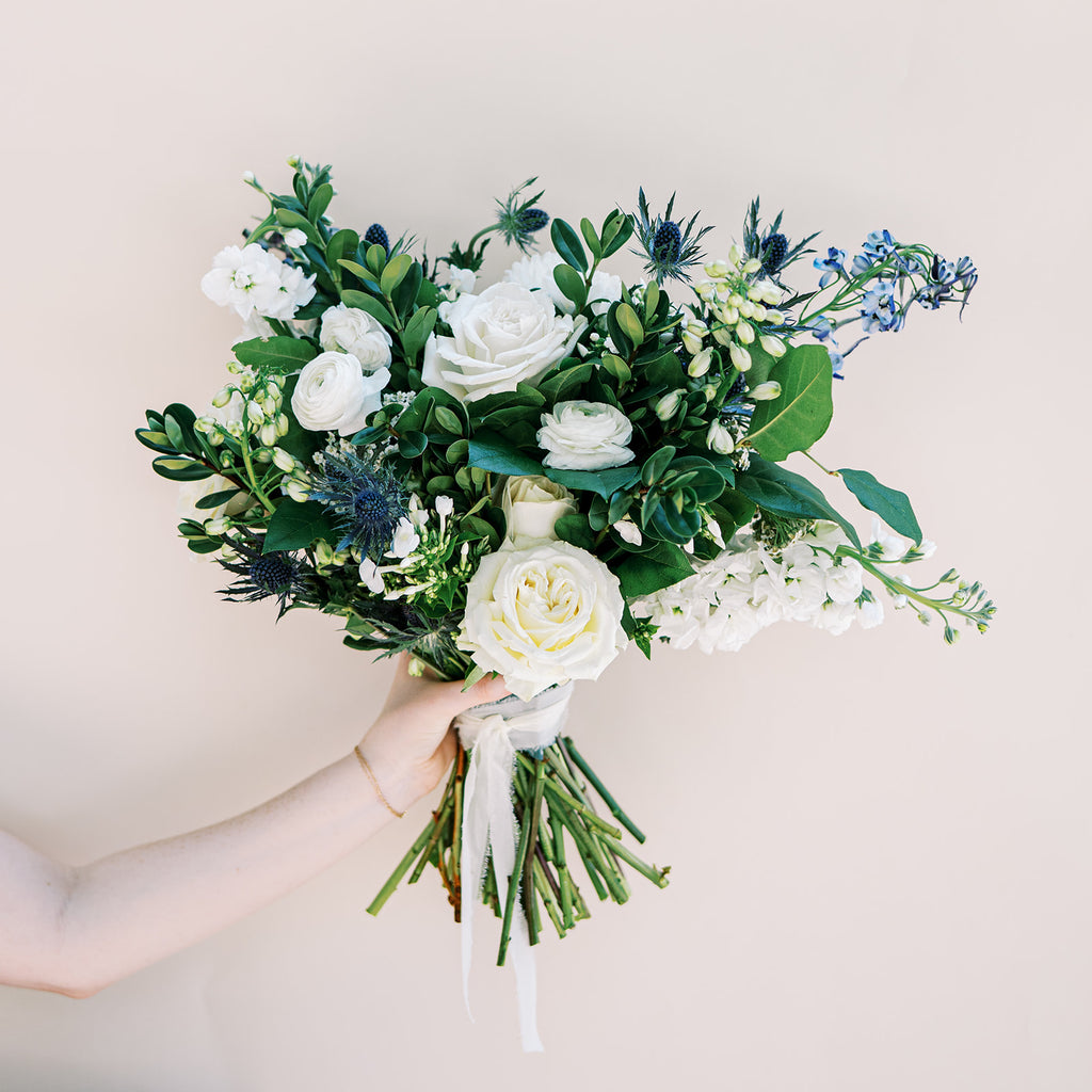 Blissfully Blue - Premium Bridal Bouquet