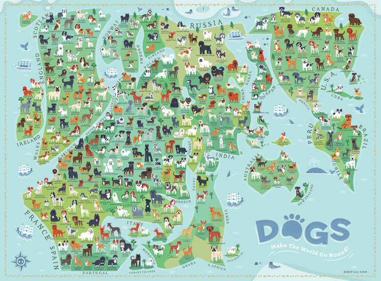 Dogs Around the World Puzzle