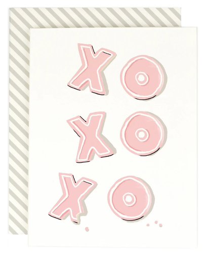 XO cookie Greeting Card