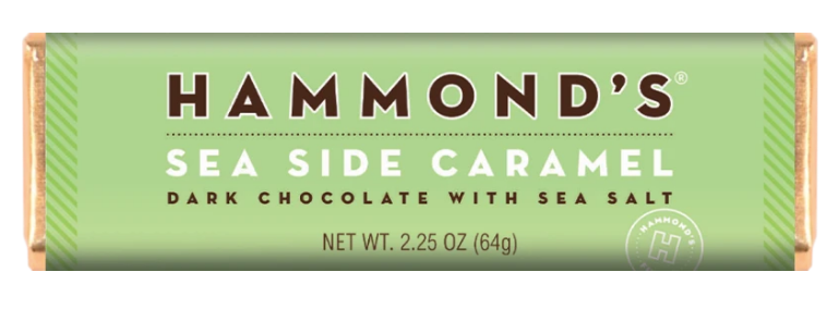 Hammond's Seaside Caramel Dark Chocolate Bar