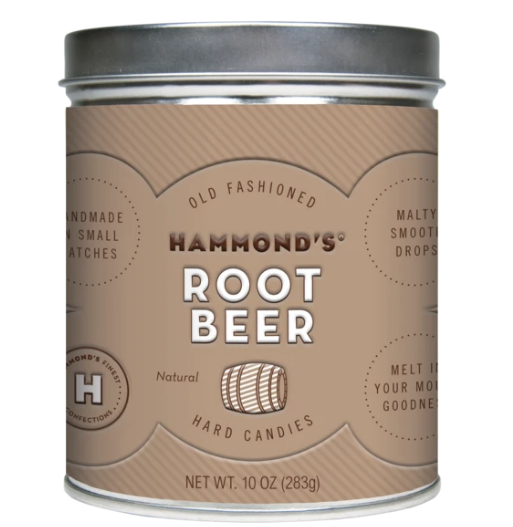 Hammond's Natural Root Beer Drop Tin
