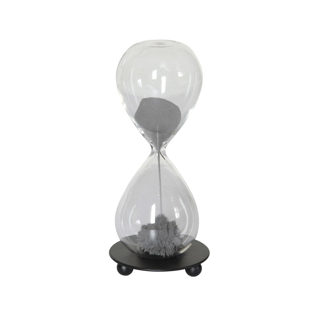 Decorative Glass Magnetic Hourglass