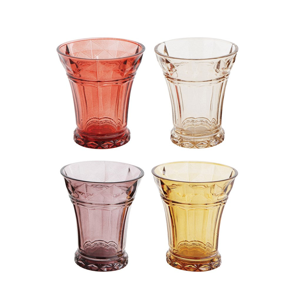Drinking Glass, 4 Colors