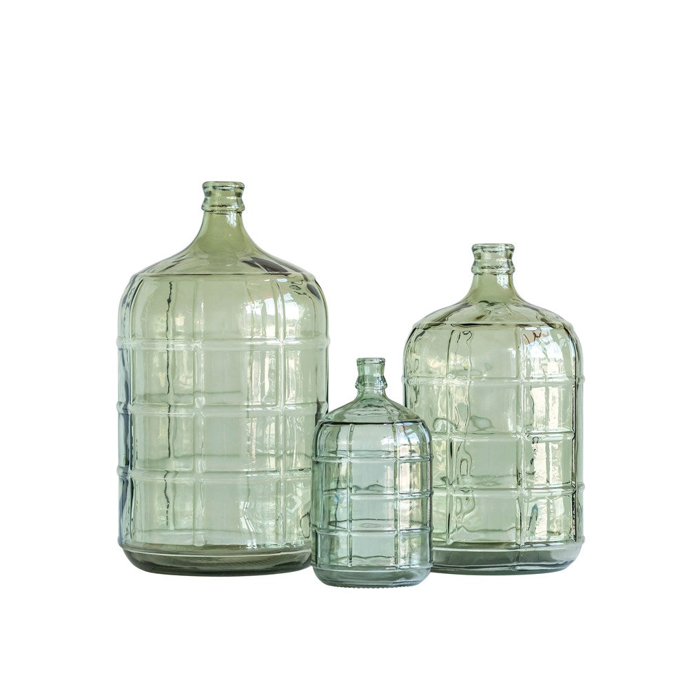 Glass Vintage Reproduction Bottle, Green