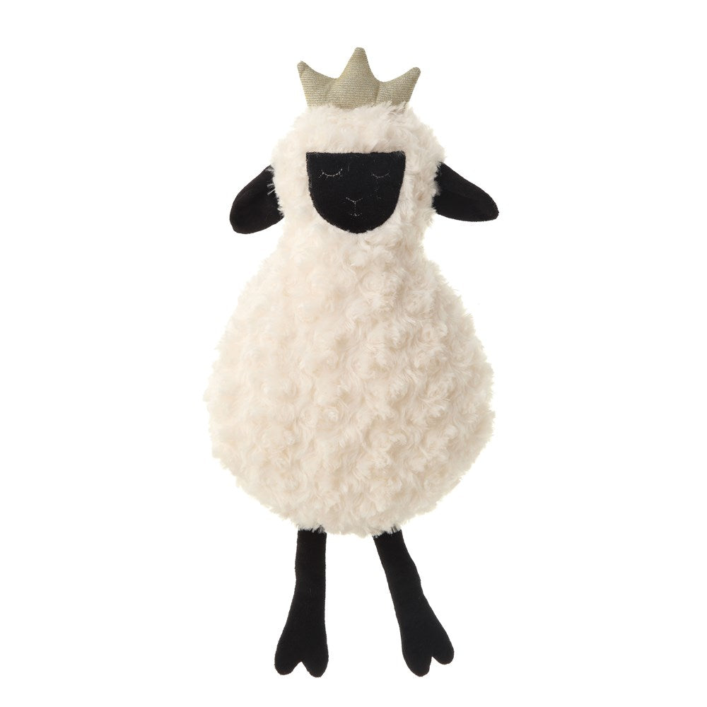 Plush Sheep w/ Crown, White
