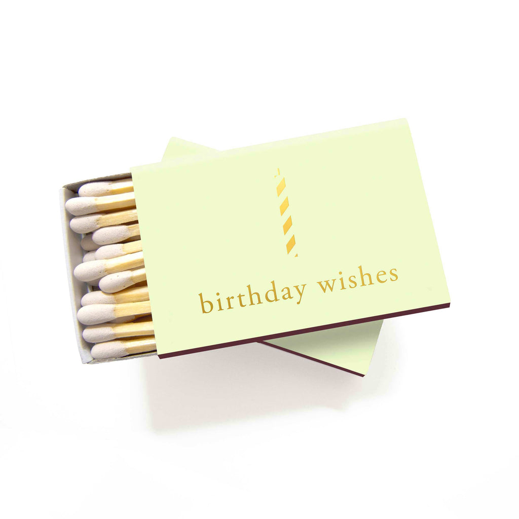 Birthday Wishes Matches Gift Matchboxes
