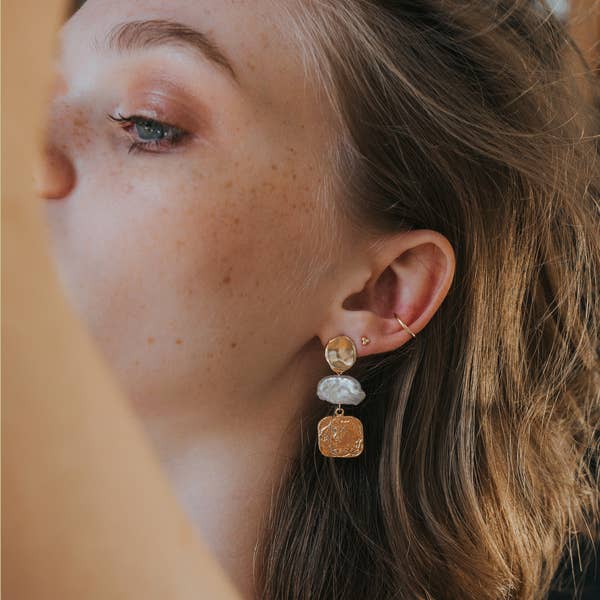 Olivia Pearl Statement Earrings