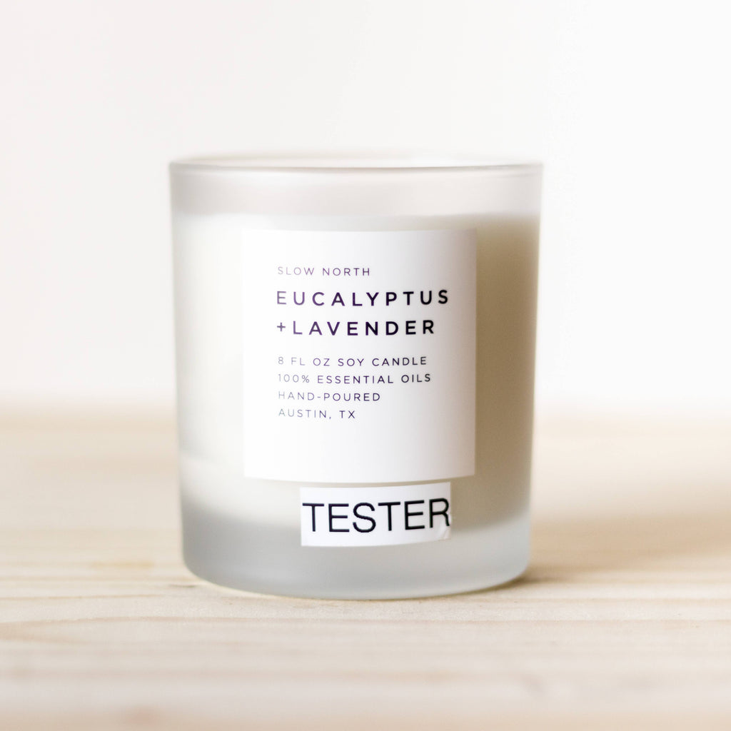 TESTERS - Frosted Candles