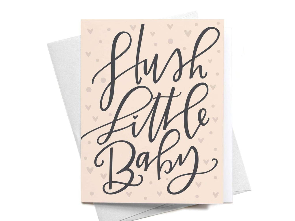 Hush Little Baby Greeting Card - onderkast-studio