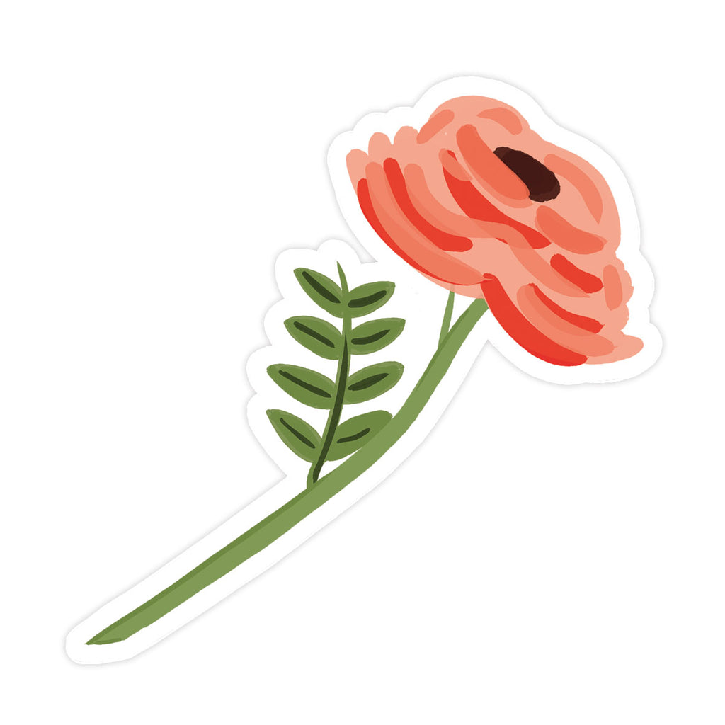 Single Rose Sticker