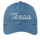 Texas Cursive Baseball Cap